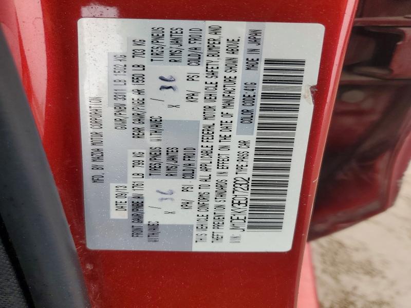 79469675 :رقم المزاد ، JM1DE1KY3E0172302 vin ، 2014 Mazda Mazda2 مزاد بيع