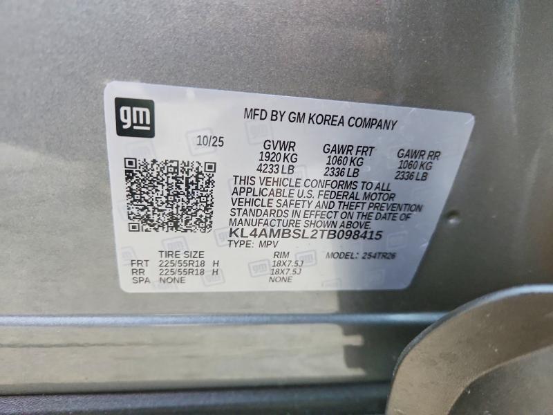 Продаж на аукціоні авто 2026 Buick Encore Gx, vin: KL4AMBSL2TB098415, номер лоту: 42002706