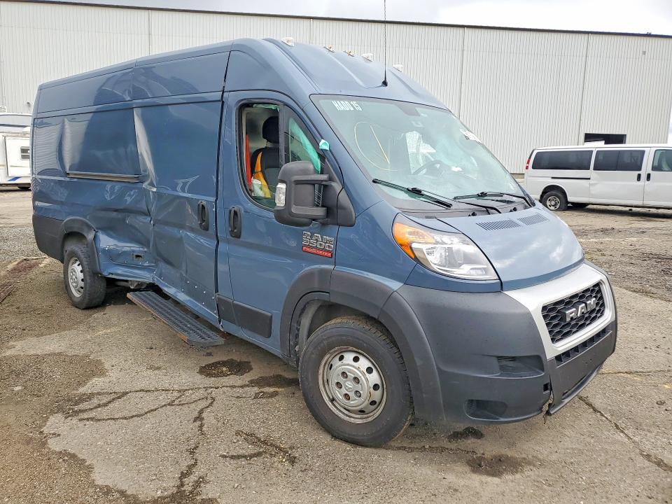 2020 Ram Promaster 3500 მანქანა იყიდება აუქციონზე, vin: 3C6URVJG1LE144076, აუქციონის ნომერი: 41659376