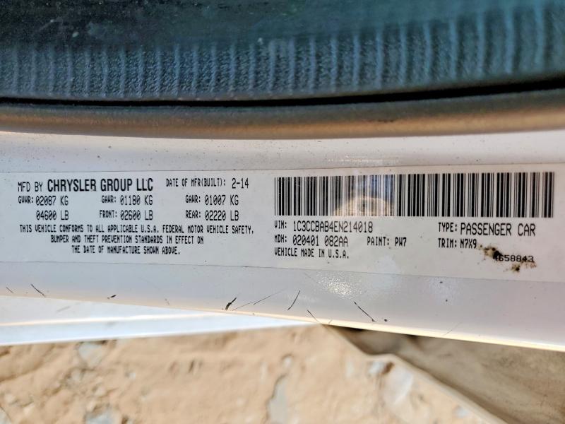Продажа на аукционе авто 2014 Chrysler 200, vin: 1C3CCBAB4EN214018, номер лота: 48035176