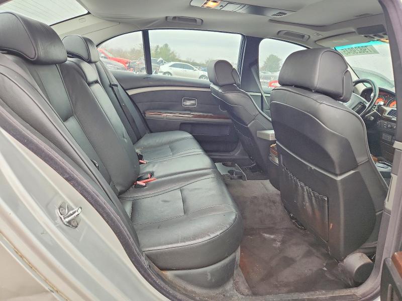 2005 Bmw 745 მანქანა იყიდება აუქციონზე, vin: WBAGN63595DS60839, აუქციონის ნომერი: 79829845