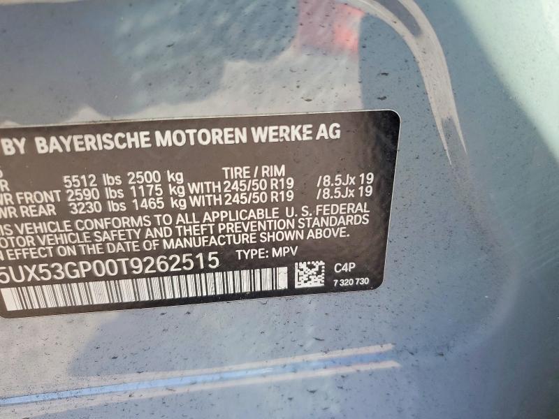 Продажа на аукционе авто 2026 Bmw X3, vin: 5UX53GP00T9262515, номер лота: 46047996