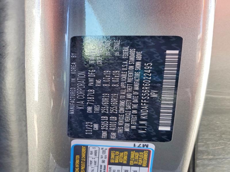 Aukcja sprzedaży 2024 Kia Ev9, vin: KNDAFFS56R6022495, numer aukcji: 46698056