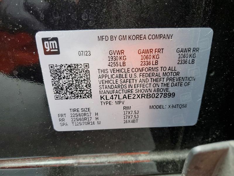 Aukcja sprzedaży 2024 Buick Envista, vin: KL47LAE2XRB027899, numer aukcji: 48128446