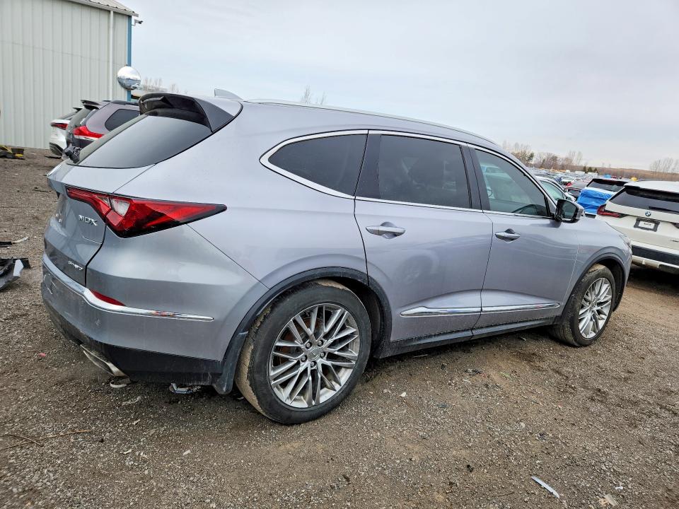 45562656 :رقم المزاد ، 5J8YE1H8XNL800624 vin ، 2022 Acura Mdx مزاد بيع