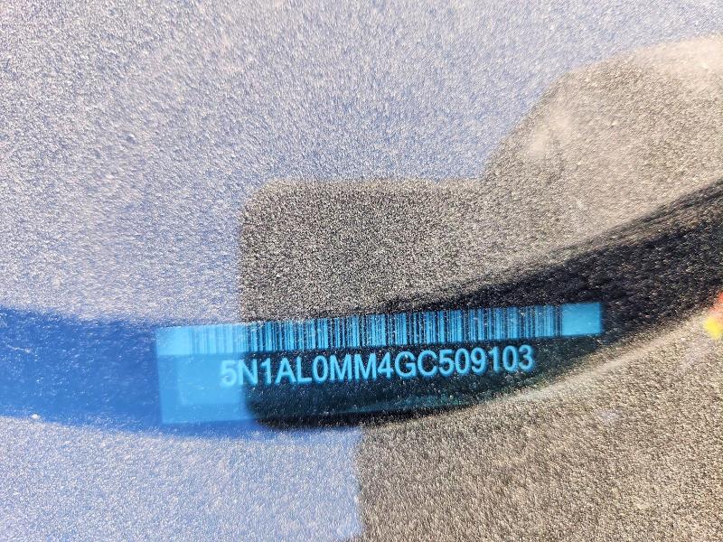 2016 Infiniti Qx60 მანქანა იყიდება აუქციონზე, vin: 5N1AL0MM4GC509103, აუქციონის ნომერი: 45570916