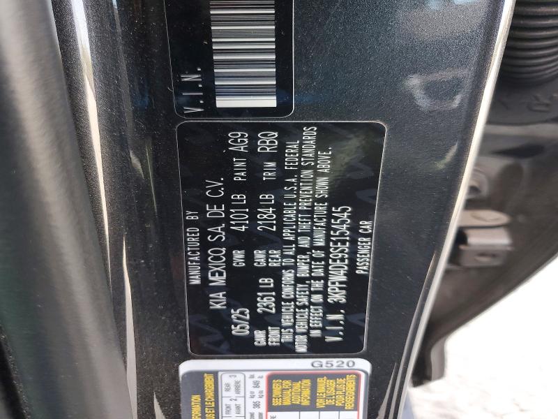 2025 Kia K4 მანქანა იყიდება აუქციონზე, vin: 3KPFW4DE9SE154545, აუქციონის ნომერი: 46170186