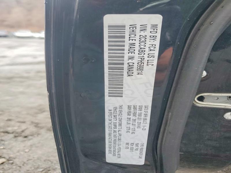 2023 Chrysler 300 მანქანა იყიდება აუქციონზე, vin: 2C3CCABG1PH599814, აუქციონის ნომერი: 46510016