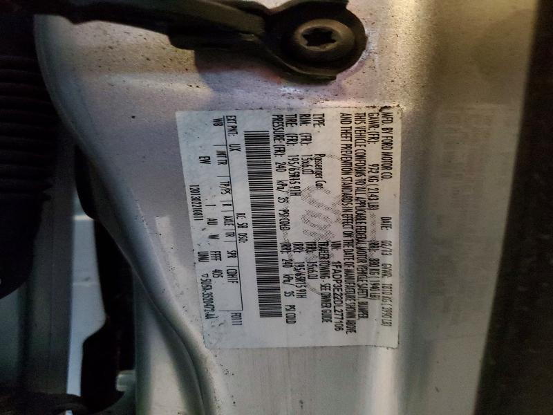 Продаж на аукціоні авто 2013 Ford Focus, vin: 1FADP3E22DL277106, номер лоту: 47127896