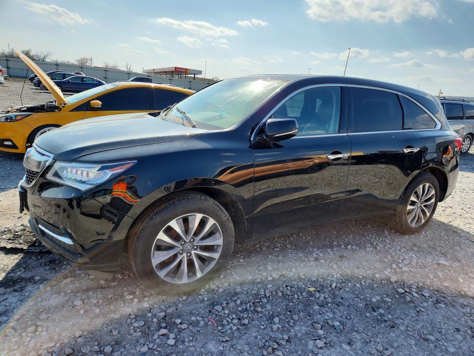 47639656 :رقم المزاد ، 5FRYD4H44GB045166 vin ، 2016 Acura Mdx مزاد بيع