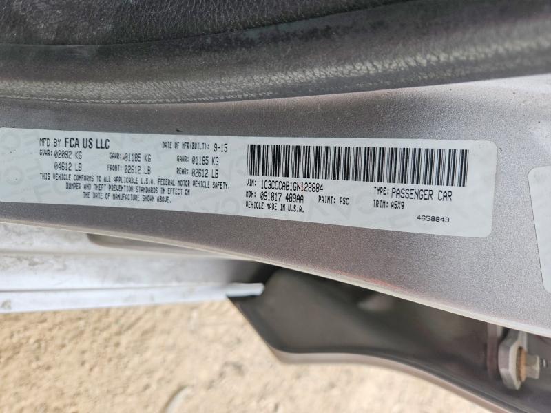 Aukcja sprzedaży 2016 Chrysler 200, vin: 1C3CCCAB1GN128884, numer aukcji: 46203296
