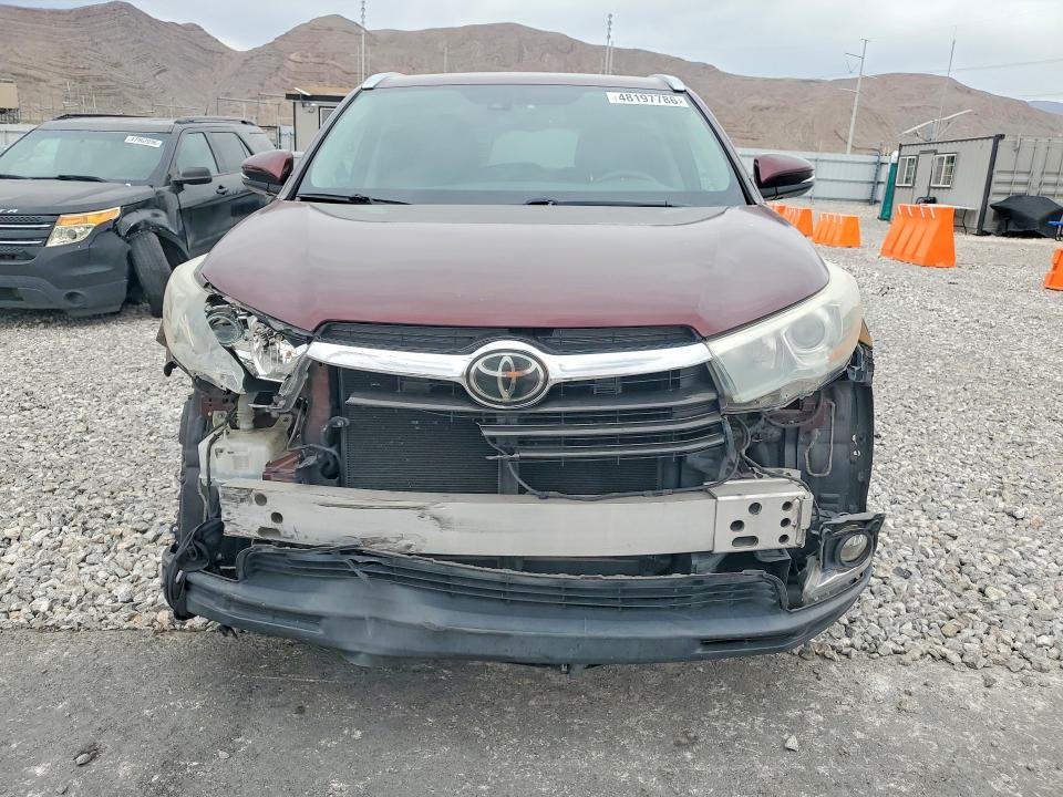 Auction sale of the 2014 Toyota Highlander, vin: 5TDYKRFH1ES035469, lot number: 48197786