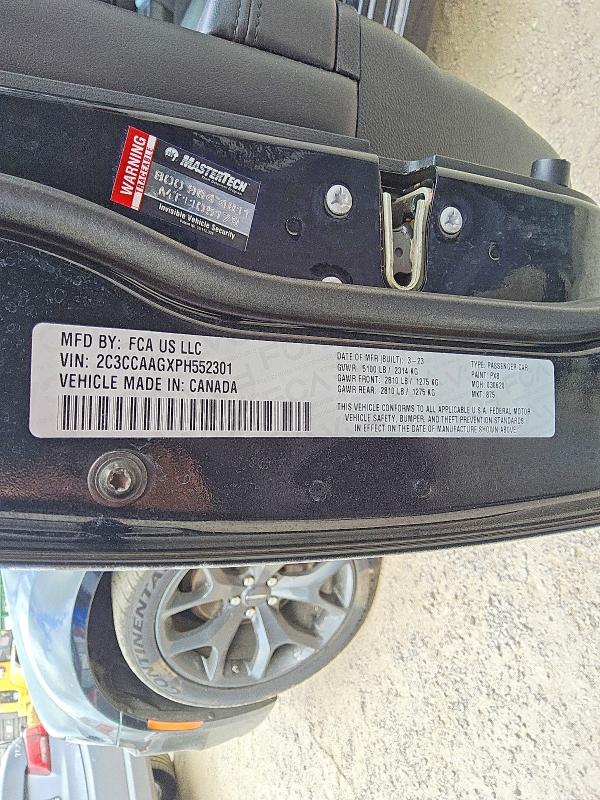 79771835 :رقم المزاد ، 2C3CCAAGXPH552301 vin ، 2023 Chrysler 300 مزاد بيع