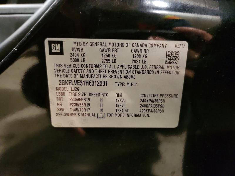 Продаж на аукціоні авто 2017 Gmc Terrain, vin: 2GKFLVE31H6312501, номер лоту: 47830946