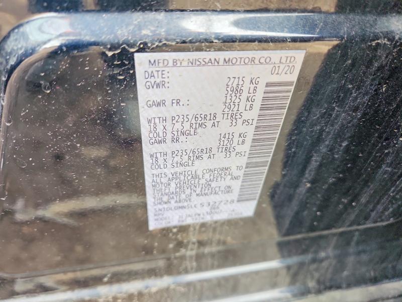 Продажа на аукционе авто 2020 Infiniti Qx60, vin: 5N1DL0MN5LC532728, номер лота: 47019896