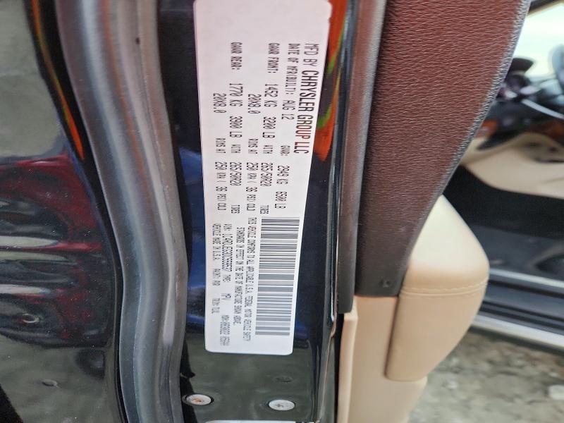 47303526 :رقم المزاد ، 1C4RDJEG3DC559537 vin ، 2013 Dodge Durango مزاد بيع