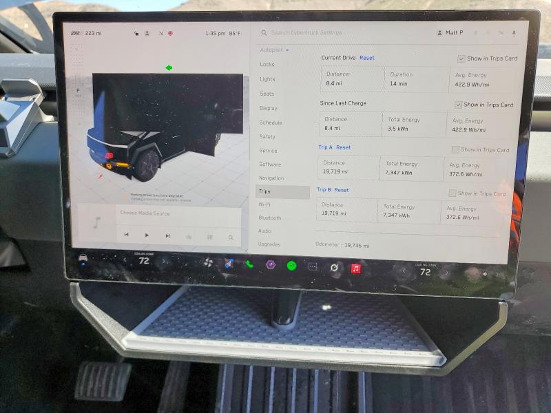 46055876 :رقم المزاد ، 7G2CEGEC9SA077409 vin ، 2025 Tesla Cybertruck مزاد بيع