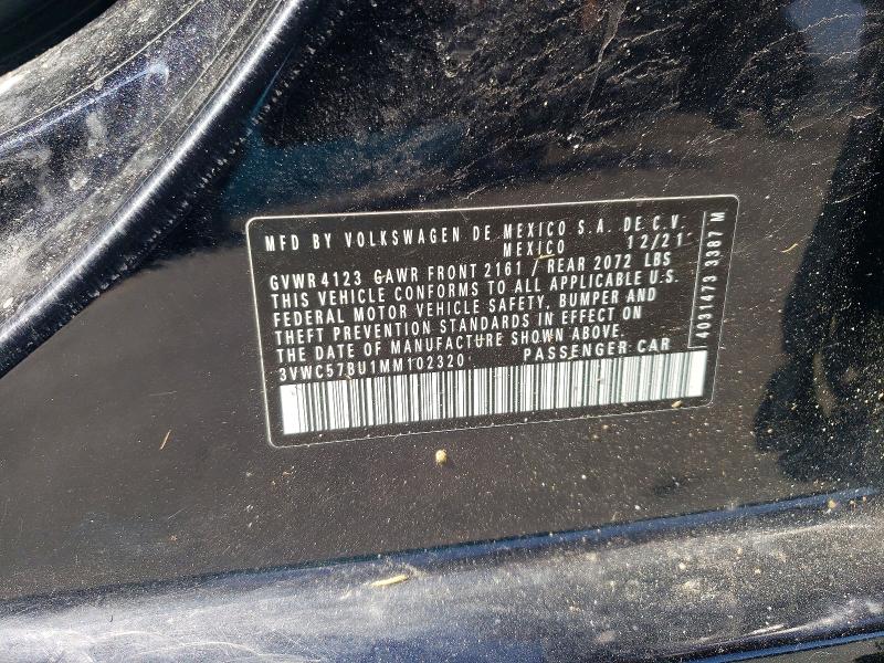 Aukcja sprzedaży 2021 Volkswagen Jetta, vin: 3VWC57BU1MM102320, numer aukcji: 79060895