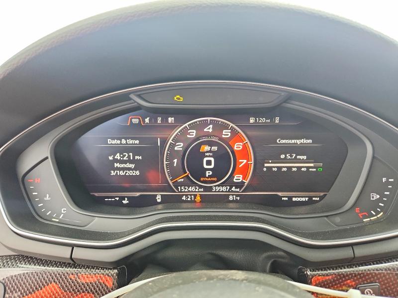 Aukcja sprzedaży 2018 Audi S5, vin: WAUP4AF58JA084234, numer aukcji: 46199976