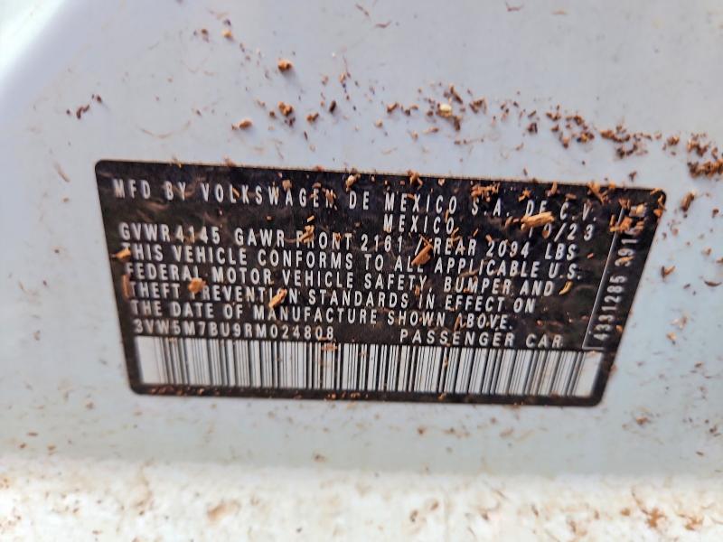 47338636 :رقم المزاد ، 3VW5M7BU9RM024808 vin ، 2024 Volkswagen Jetta مزاد بيع