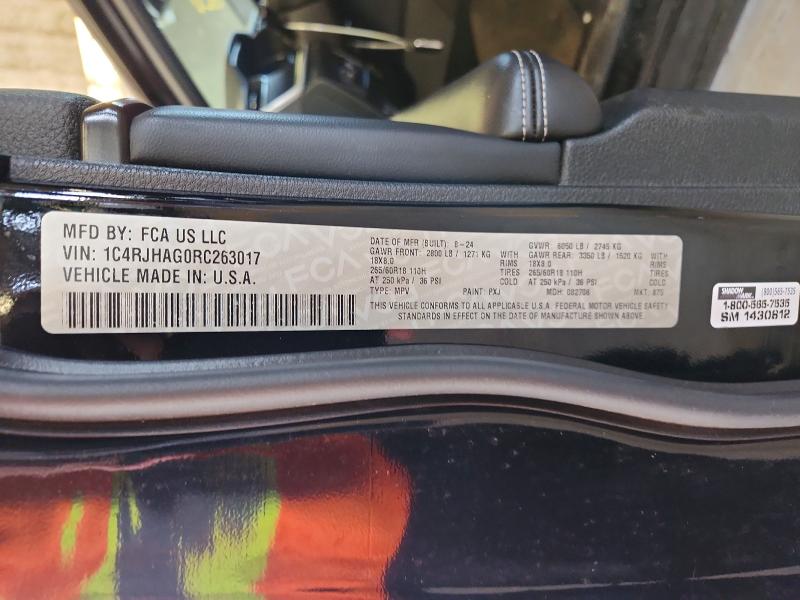 Продаж на аукціоні авто 2024 Jeep Grand Cherokee, vin: 1C4RJHAG0RC263017, номер лоту: 45554206