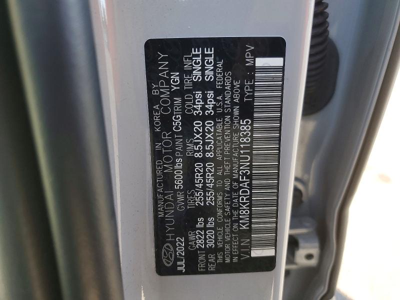 Продажа на аукционе авто 2022 Hyundai Ioniq 5, vin: KM8KRDAF3NU118385, номер лота: 79920935