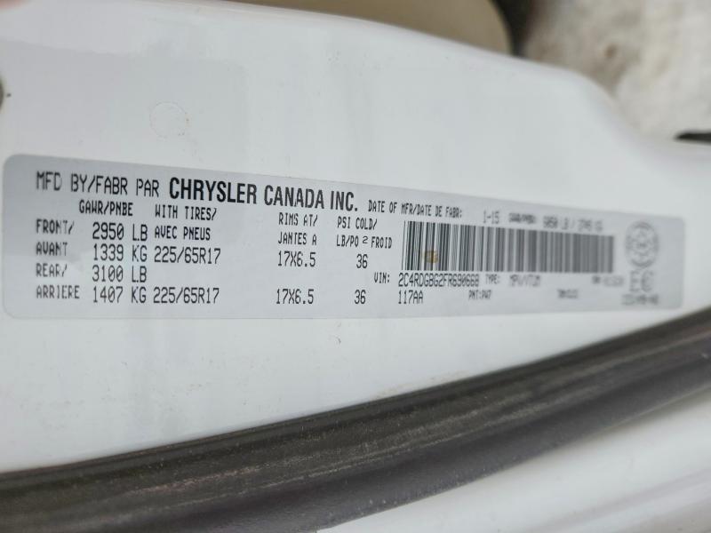 Продажа на аукционе авто 2015 Dodge Grand Caravan, vin: 2C4RDGBG2FR690668, номер лота: 46222156