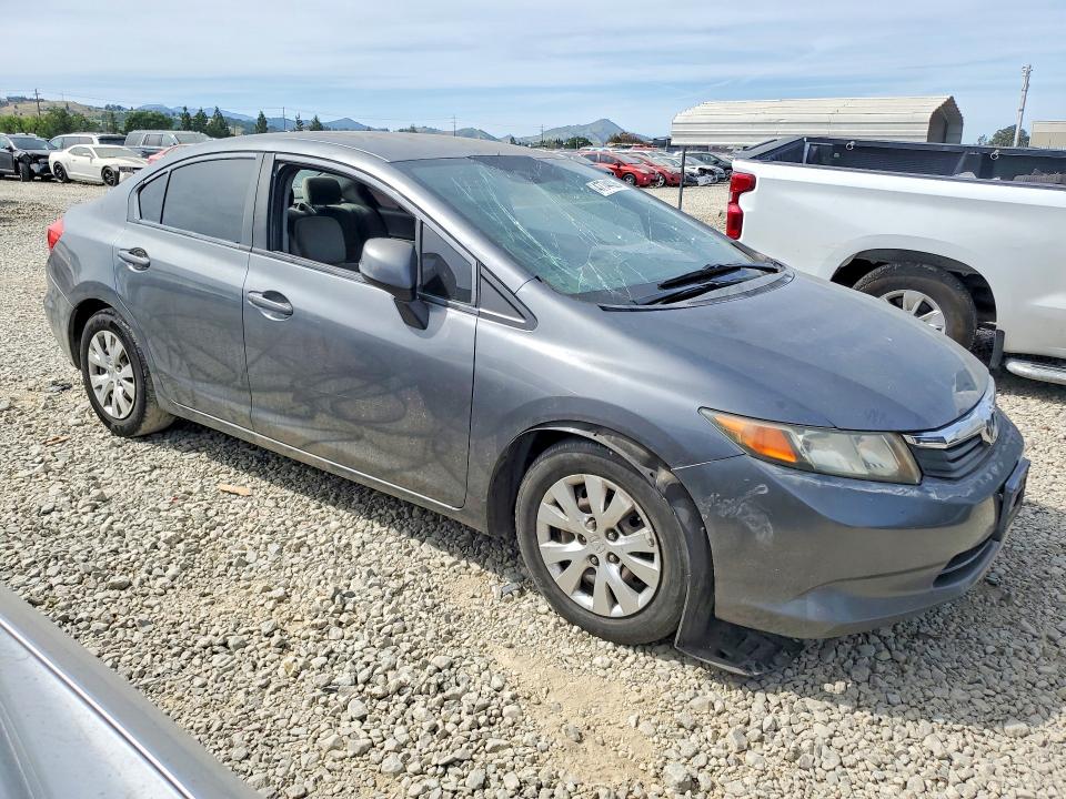 2012 Honda Civic მანქანა იყიდება აუქციონზე, vin: 19XFB2F53CE353525, აუქციონის ნომერი: 47744326