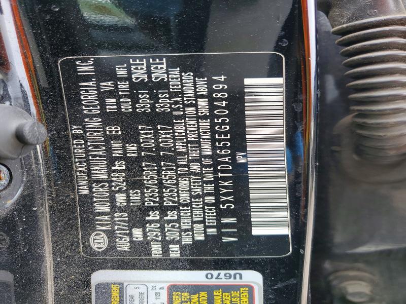 Aukcja sprzedaży 2014 Kia Sorento, vin: 5XYKTDA65EG504894, numer aukcji: 47382056