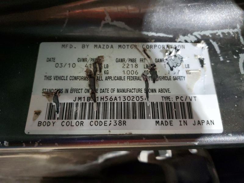 Продажа на аукционе авто 2010 Mazda 3, vin: JM1BL1H56A1302054, номер лота: 45576106