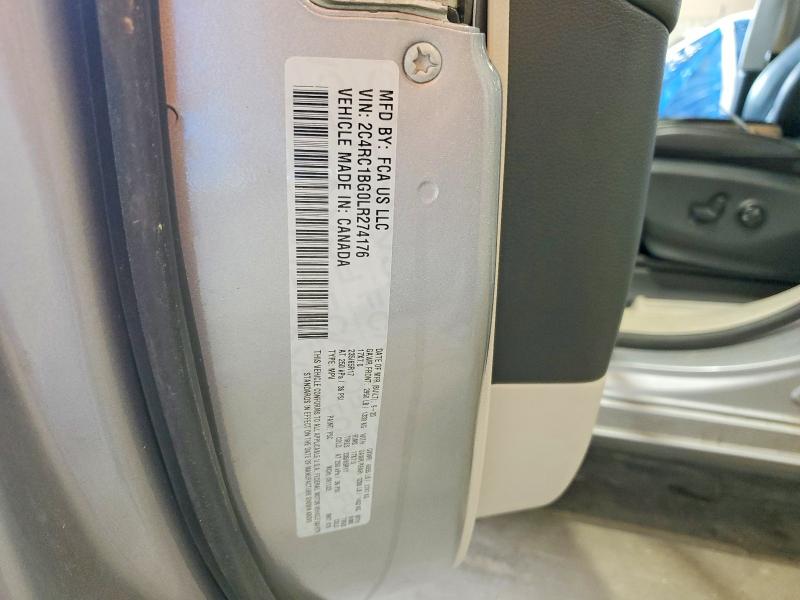 Продажа на аукционе авто 2020 Chrysler Pacifica, vin: 2C4RC1BG0LR274176, номер лота: 46230596