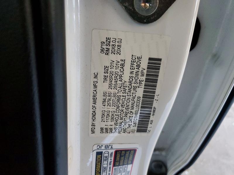 Продажа на аукционе авто 2020 Acura Rdx, vin: 5J8TC1H60LL003309, номер лота: 46153936