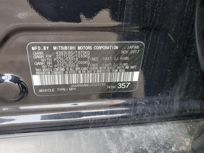 Продаж на аукціоні авто 2018 Mitsubishi Outlander Sport, vin: JA4AR4AW2JZ026286, номер лоту: 79854345