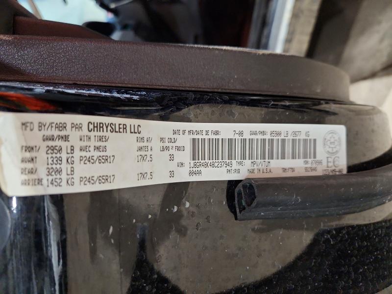 2008 Jeep Grand Cherokee მანქანა იყიდება აუქციონზე, vin: 1J8GR48K48C237949, აუქციონის ნომერი: 46950856