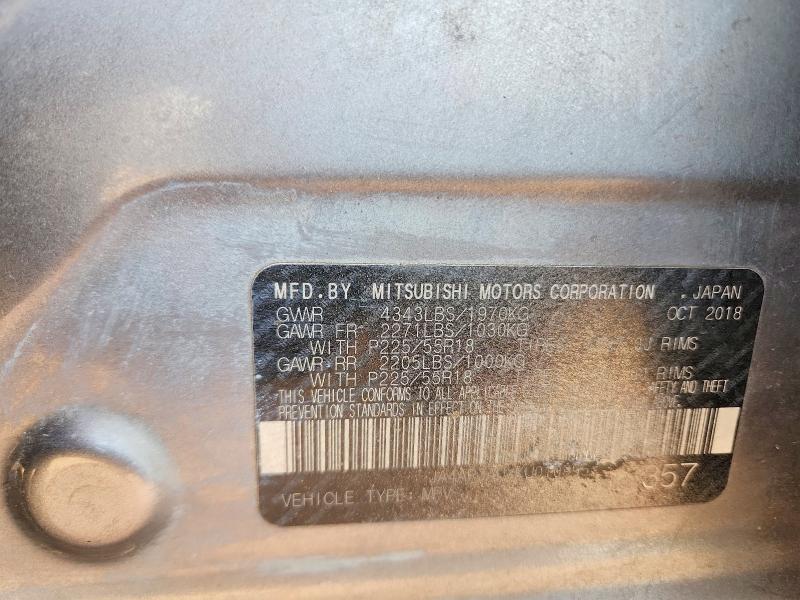 Продаж на аукціоні авто 2019 Mitsubishi Outlander Sport, vin: JA4AP3AUXKU010995, номер лоту: 79956595