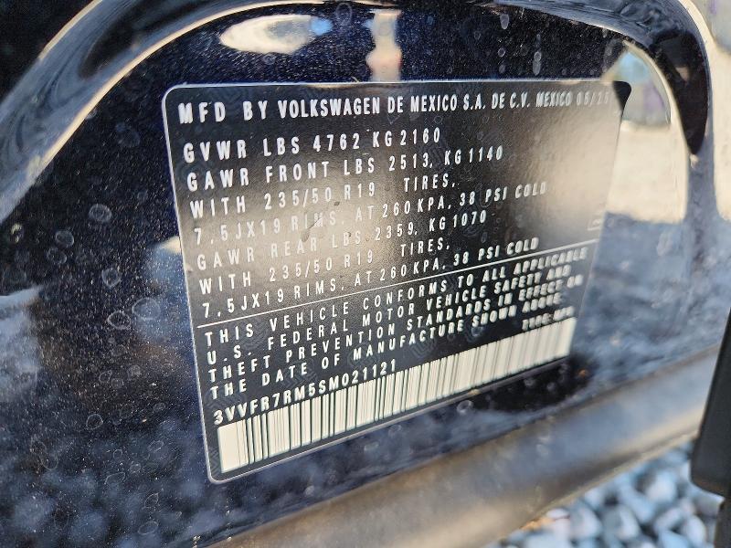 46487156 :رقم المزاد ، 3VVFR7RM5SM021121 vin ، 2025 Volkswagen Tiguan مزاد بيع