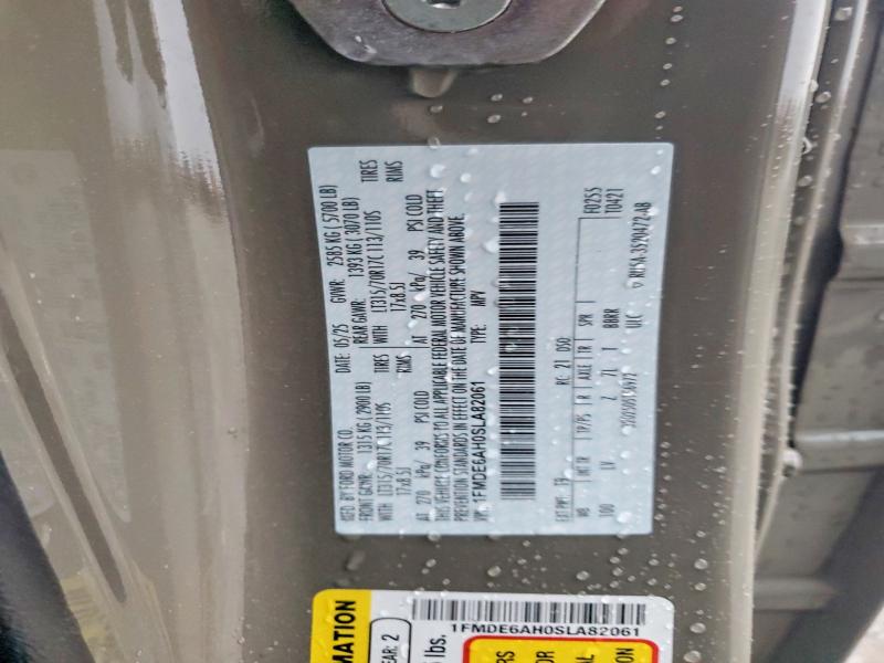 45669106 :رقم المزاد ، 1FMDE6AH0SLA82061 vin ، 2025 Ford Bronco مزاد بيع