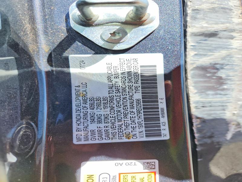 Продажа на аукционе авто 2024 Honda Civic, vin: 19XFL1H79RE029896, номер лота: 47405116