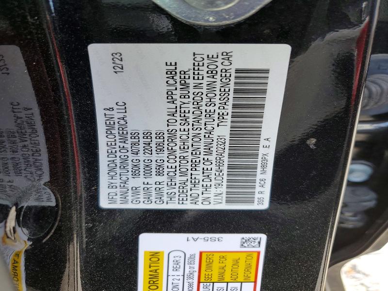 Продаж на аукціоні авто 2024 Acura Integra, vin: 19UDE4H66RA023231, номер лоту: 47279216