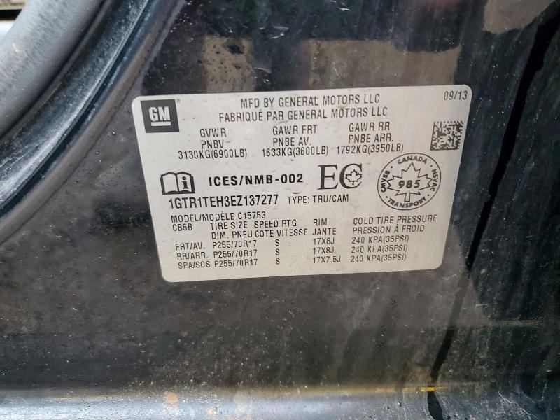 Продаж на аукціоні авто 2014 Gmc Sierra, vin: 1GTR1TEH3EZ137277, номер лоту: 47919186