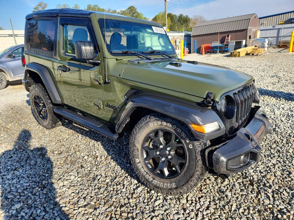 2021 Jeep Wrangler მანქანა იყიდება აუქციონზე, vin: 1C4GJXAN8MW626123, აუქციონის ნომერი: 45678596