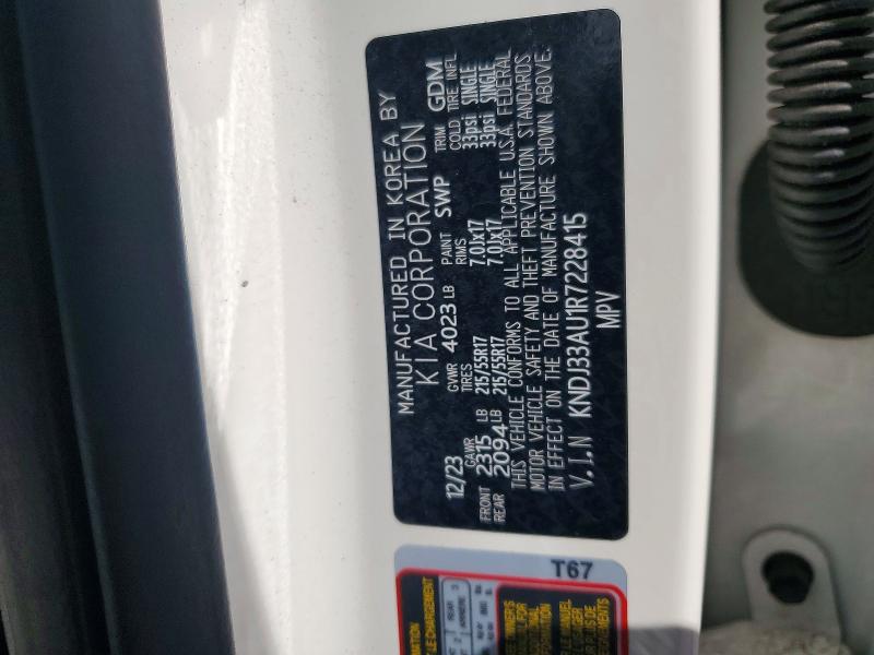 Aukcja sprzedaży 2024 Kia Soul, vin: KNDJ33AU1R7228415, numer aukcji: 41931826