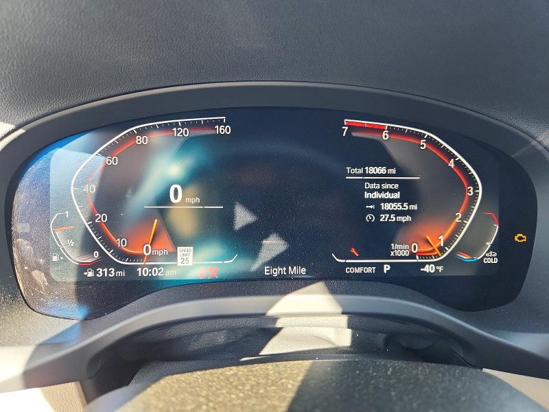 2022 Bmw X3 მანქანა იყიდება აუქციონზე, vin: WBX47DP05NN150743, აუქციონის ნომერი: 46947186