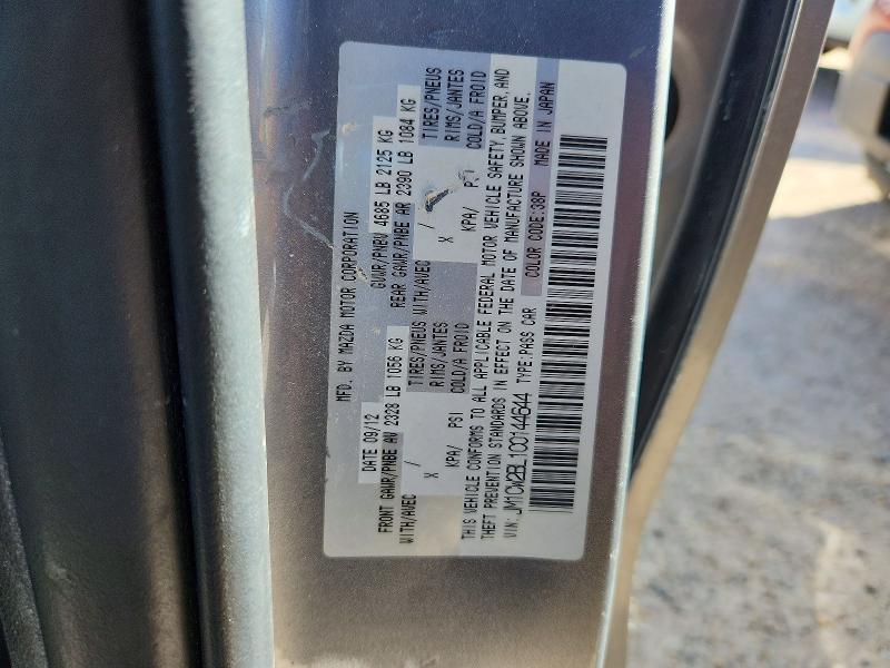 Aukcja sprzedaży 2012 Mazda 5, vin: JM1CW2BL1C0144644, numer aukcji: 46396746