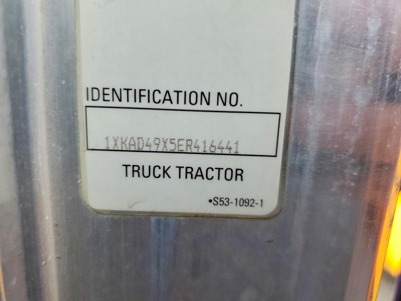 Продажа на аукционе авто 2014 Kenworth Construction, vin: 1XKAD49X5ER416441, номер лота: 46894456