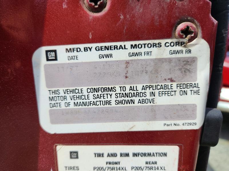 Продажа на аукционе авто 1978 Chevrolet Elcamino, vin: 1W80L8Z422984, номер лота: 48231196