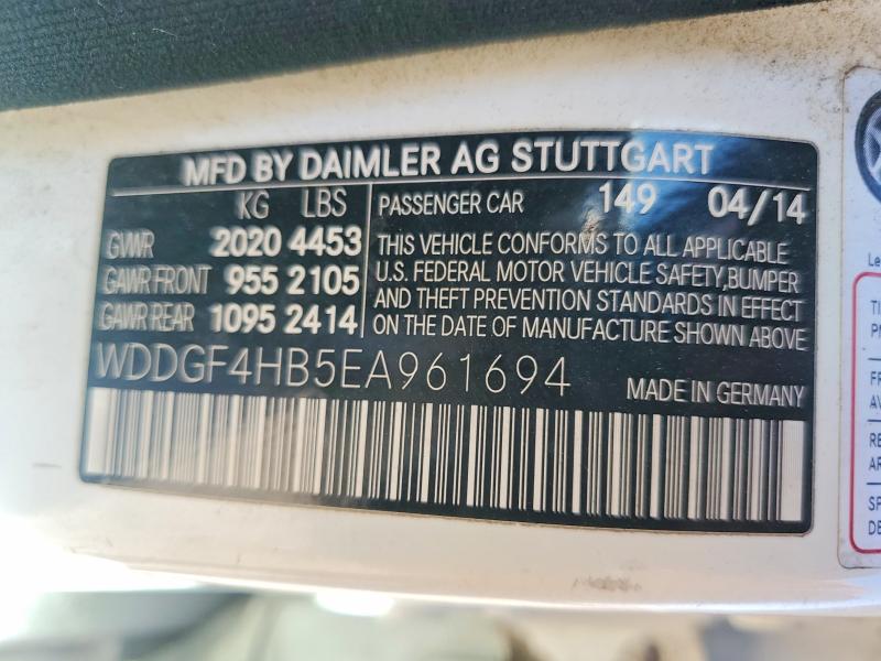 Aukcja sprzedaży 2014 Mercedes-benz C, vin: WDDGF4HB5EA961694, numer aukcji: 46763706