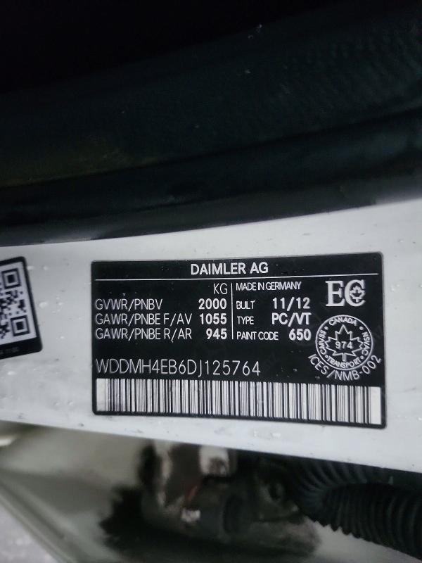 Aukcja sprzedaży 2013 Mercedes Benz B250, vin: WDDMH4EB6DJ125764, numer aukcji: 48107216