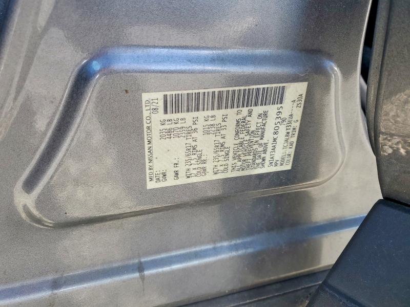 Продажа на аукционе авто 2021 Nissan Rogue, vin: 5N1AT3AA1MC805395, номер лота: 47457076