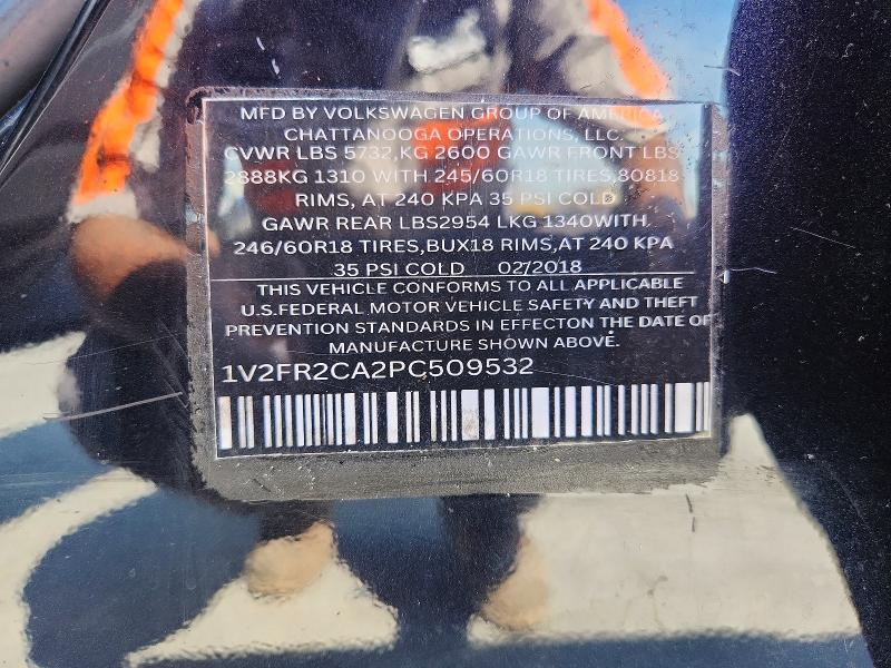 Продажа на аукционе авто 2023 Volkswagen Atlas, vin: 1V2FR2CA2PC509532, номер лота: 47520036